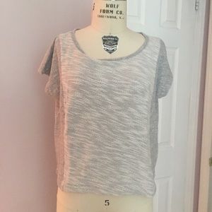 SOLD-Eileen Fisher terrycloth box top Sz Petite Sm